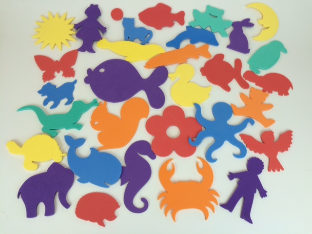 Wasserspielzeug Land- und Wasserwelt, ca. 3 mm, 30 Stück