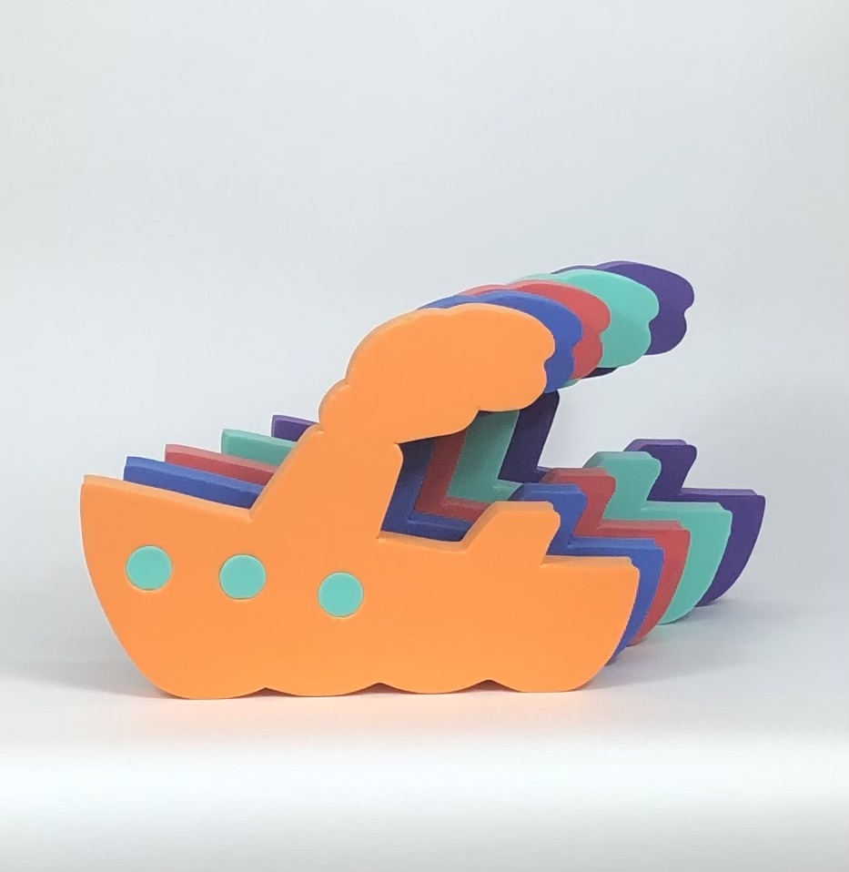 Schwimmbrett Dampfer