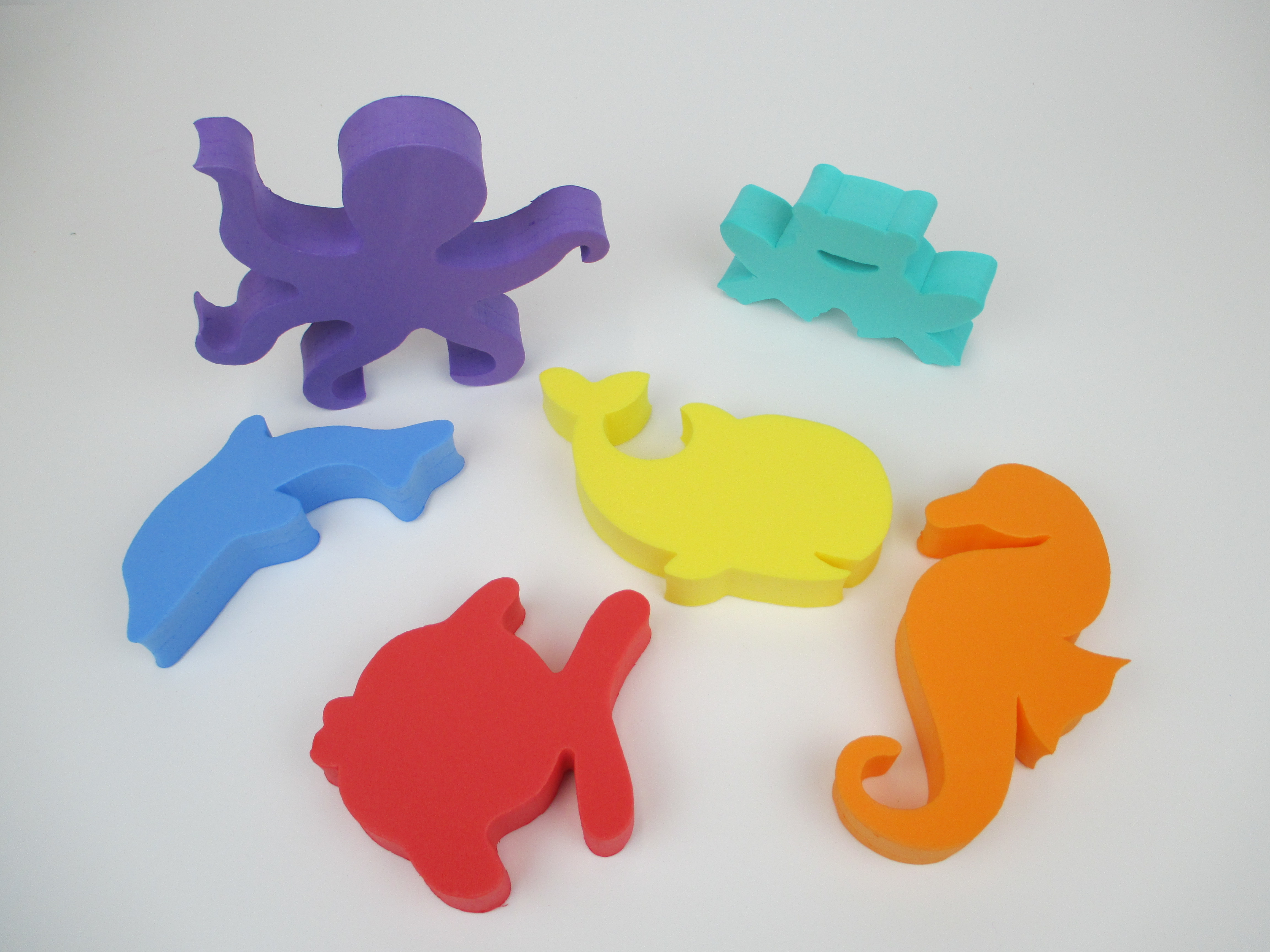 Wasserspielzeug Wasserwelt, ca. 30 mm, 6 Stück