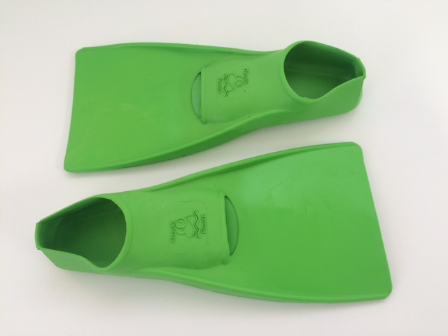 Cherek´s Entenschuhe - Flossen 22-24 in grün