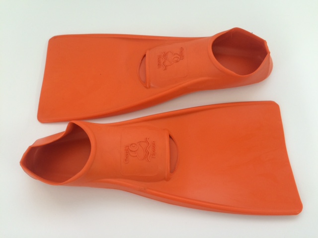 Cherek´s Entenschuhe - Flossen 26-28 in orange